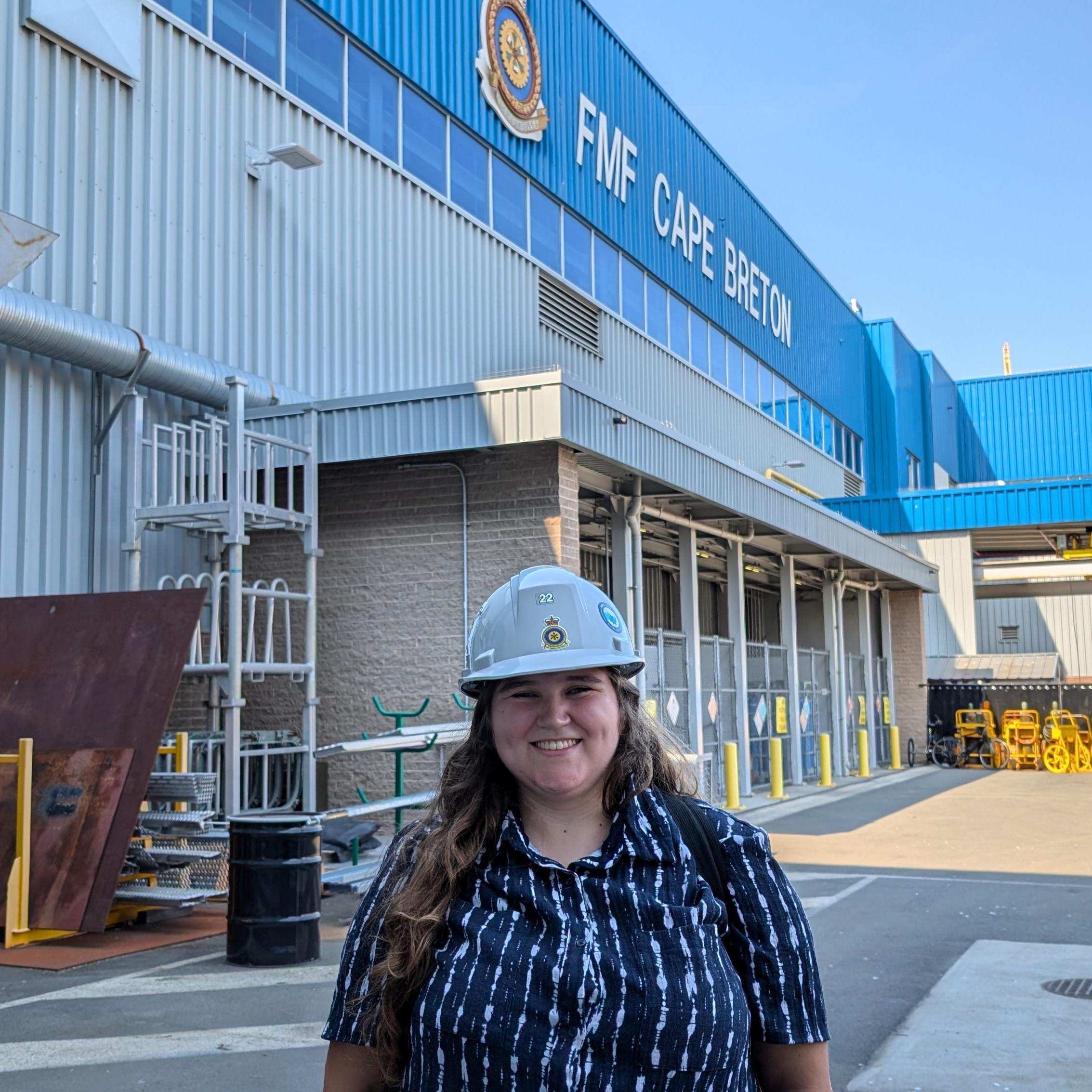 Makayla Silvey, a second-year Mechanical Engineering Technology co-op student at Camosun College